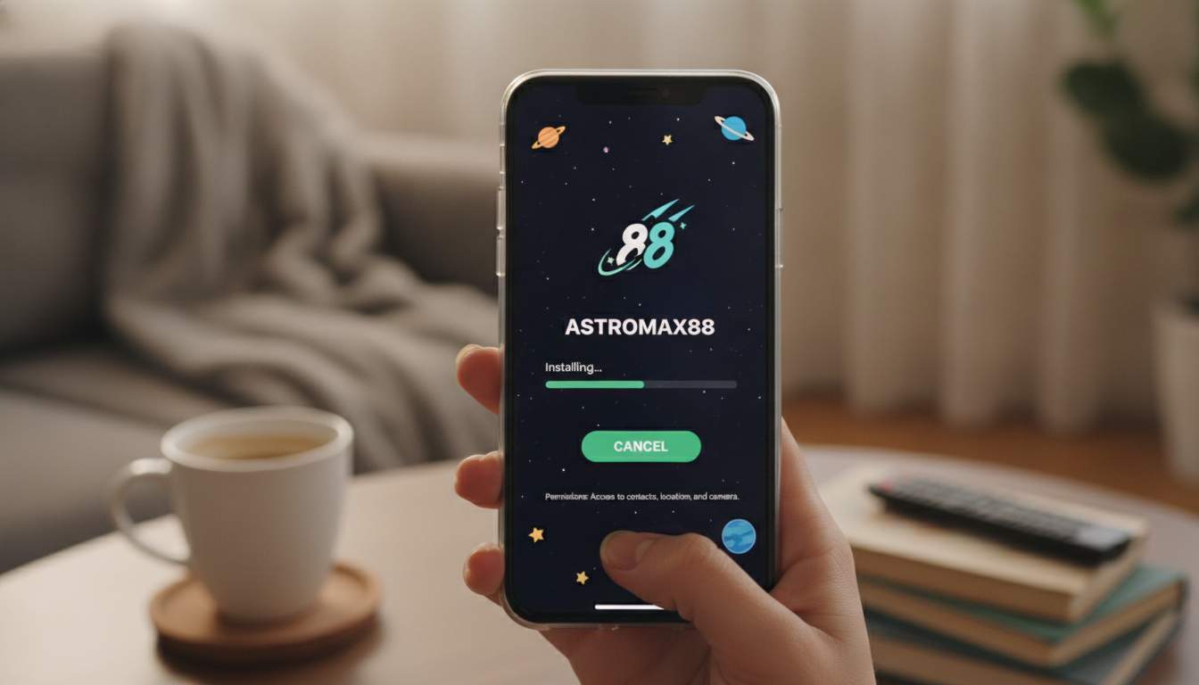 Installing ASTROMAX88 app on Android